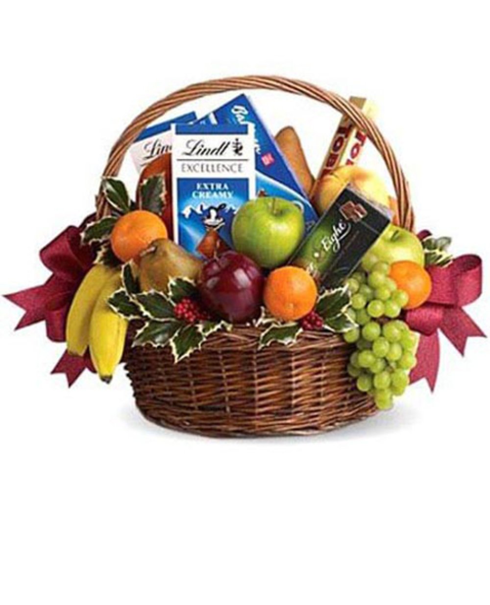 Adorable Fruit & Chocolate Basket